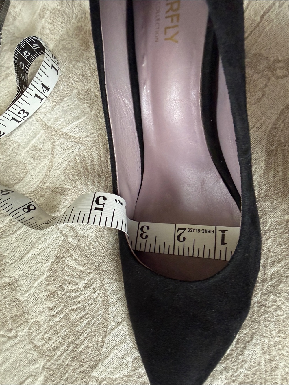 Butter Black Suede Pointed-Toe Heels - Picture 13 of 14